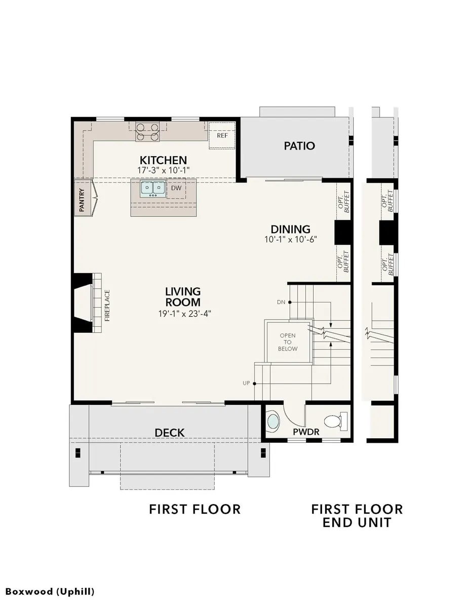 Uphill Boxwood | First Floor