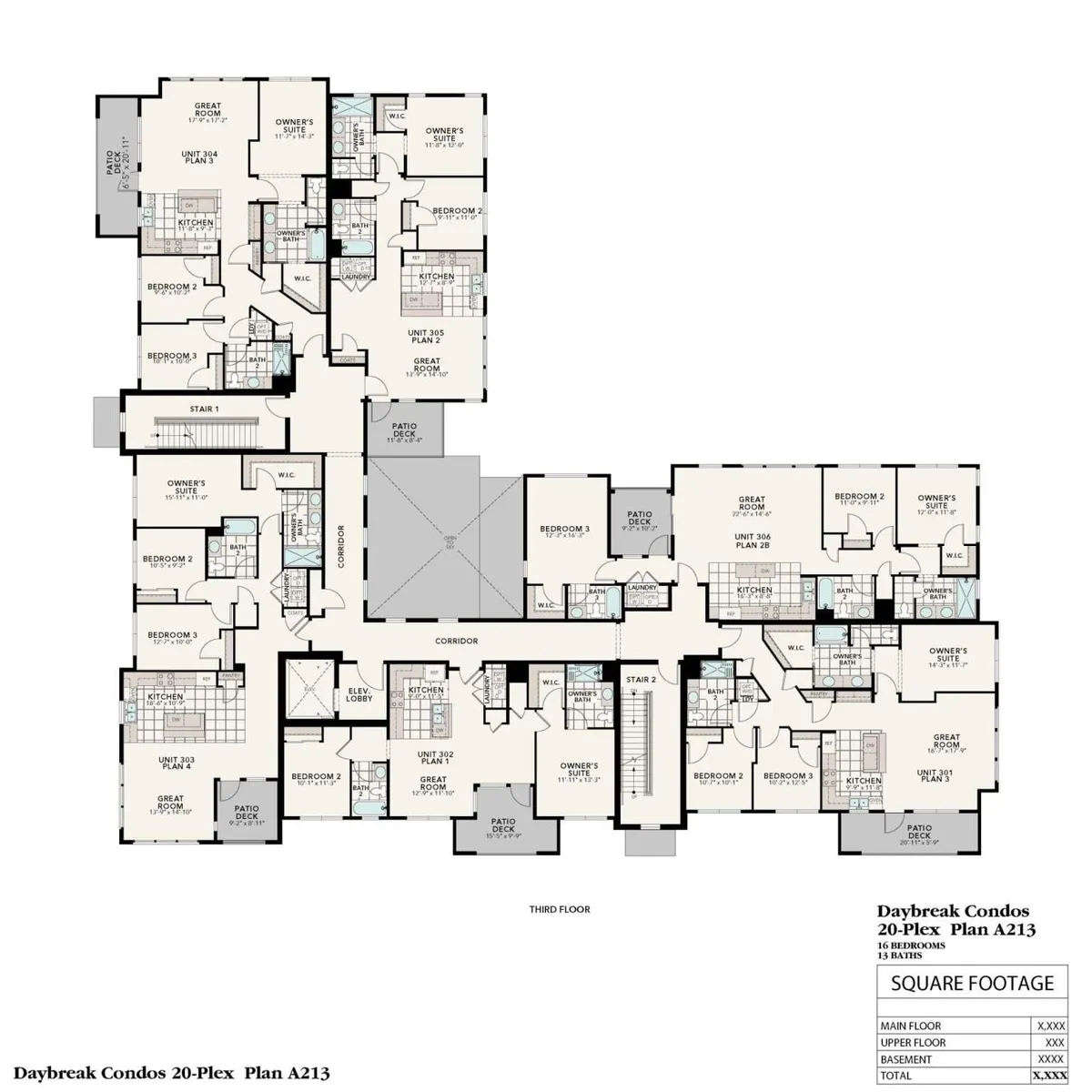 20 Plex Third Floor