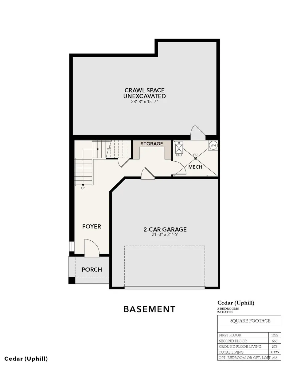 Uphill Cedar | Basement