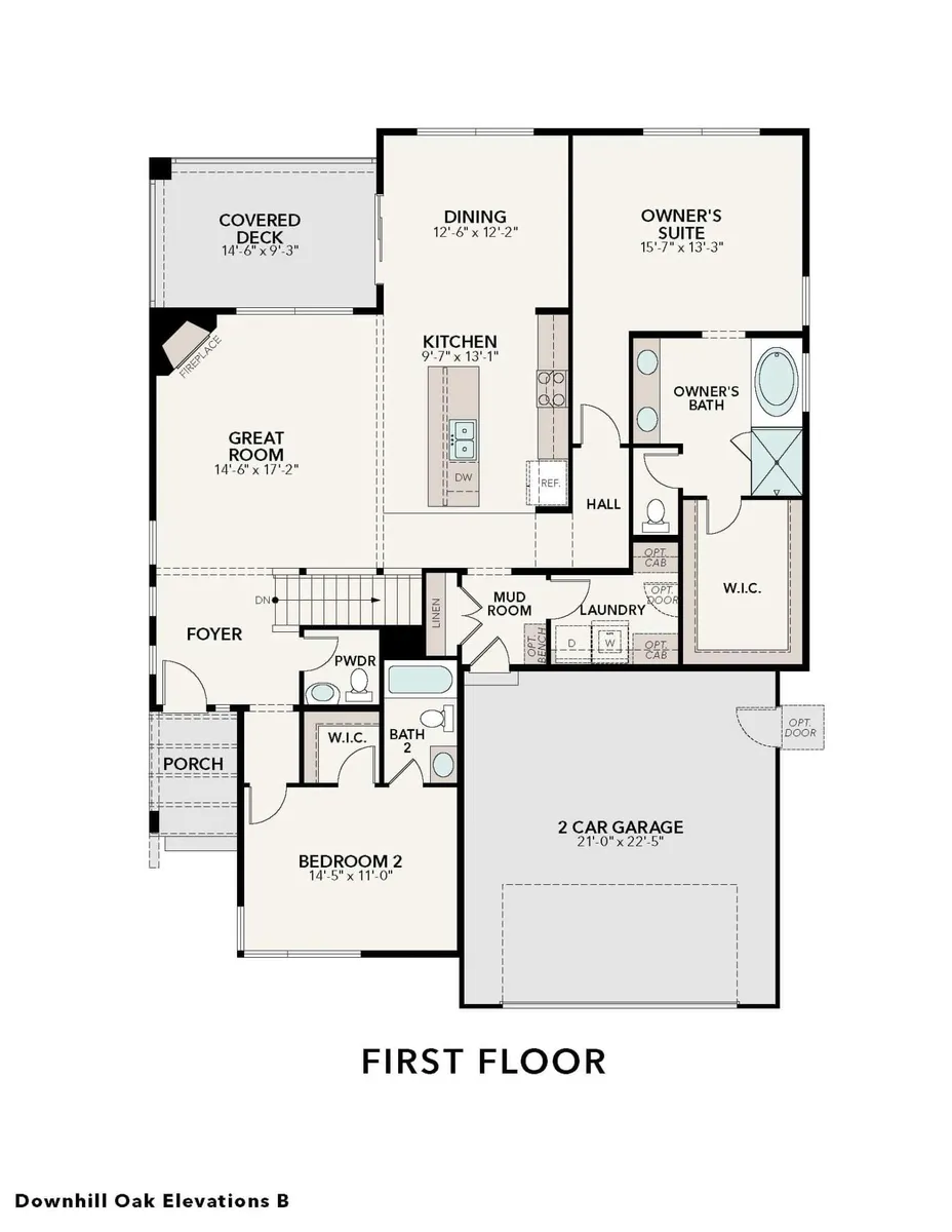 Downhill Estate Oak B | First Floor