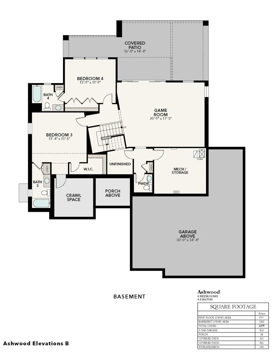 Downhill Ashwood B | Basement
