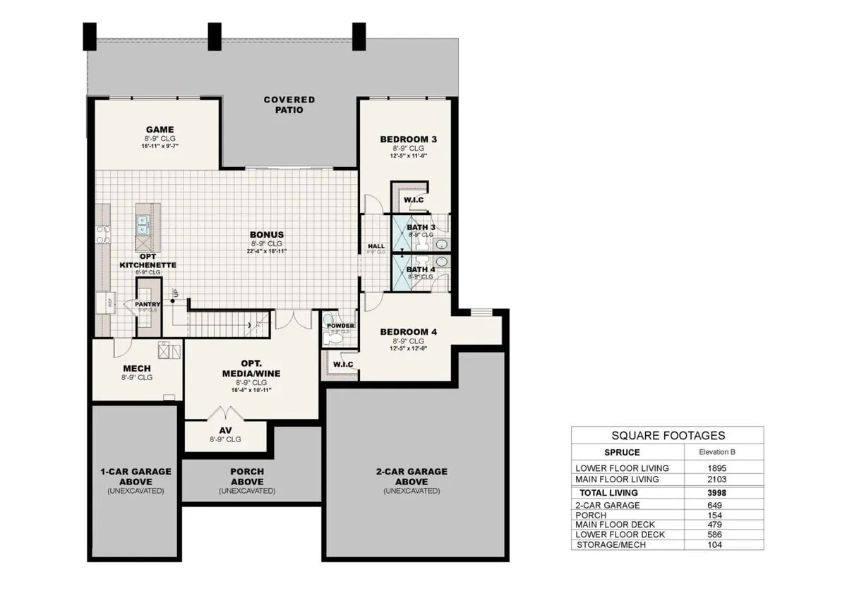 Spruce B | Lower Floor