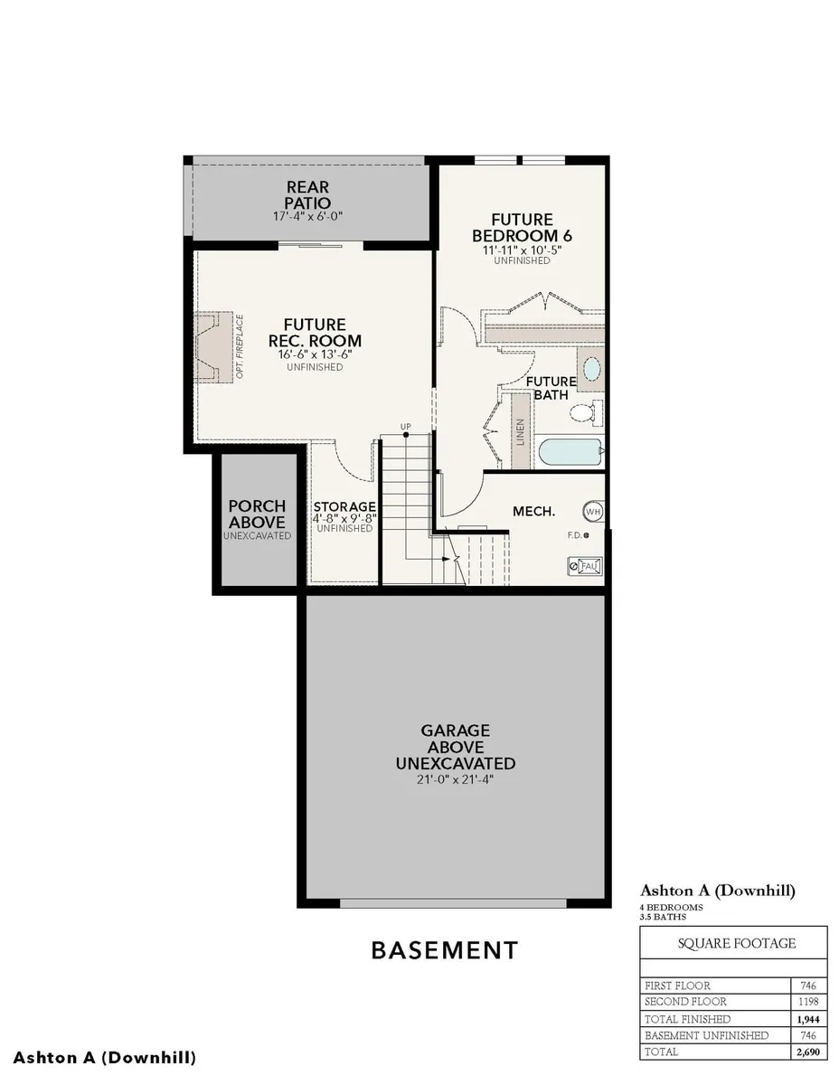Downhill Ashton A | Basement