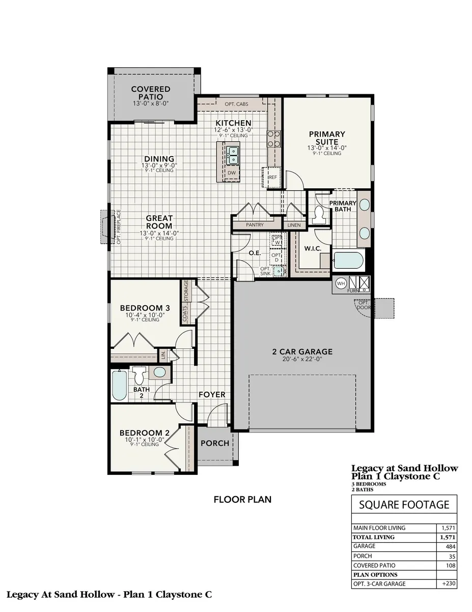 Claystone C | Floor Plan