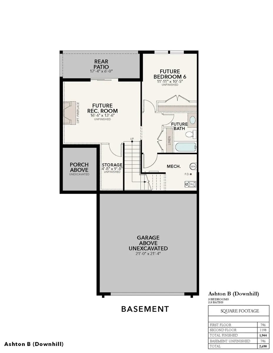 Downhill Ashton B | Basement