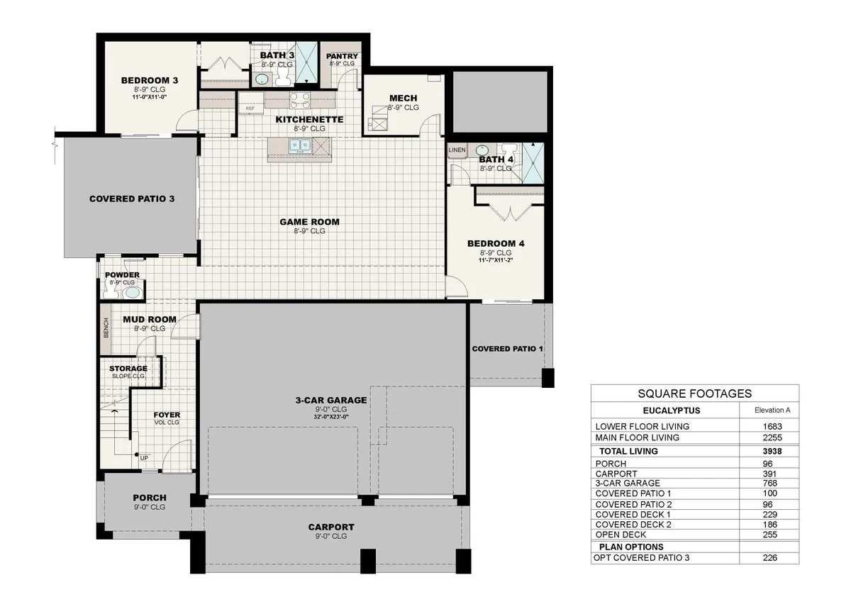 Eucalyptus A | Lower Floor