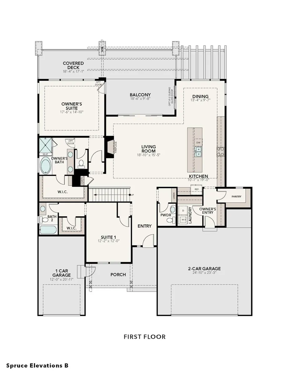 Downhill Spruce B | First Floor