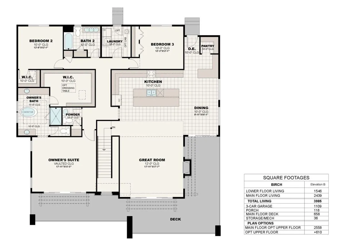 Birch B | Main Floor