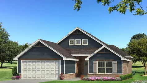 Homes by Taber Julie A2 Elevation - Navy Blue