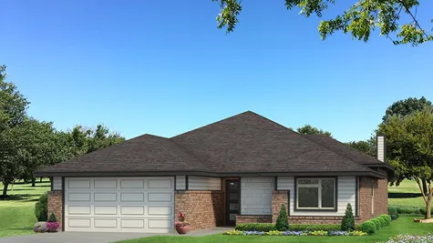Homes by Taber Teagen B Elevation - Black and White