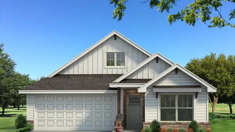Homes by Taber Dudley Floor Plan with Siding - Classic White