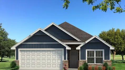 Homes by Taber Delmer Floor Plan with Siding - Royal Blue