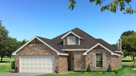 Homes by Taber Teagen Brick Elevation - Shades of Grey