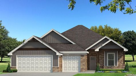Homes by Taber Mallory Floor Plan with Brick