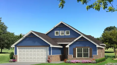 Homes by Taber Hunter A2 Elevation - Royal Blue