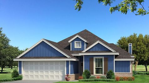 Homes by Taber A Siding Elevation - Royal Blue