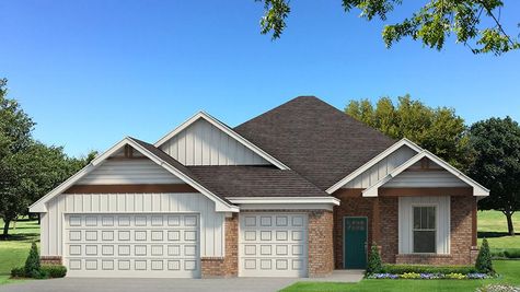 Homes by Taber Mallory Floor Plan with Brick