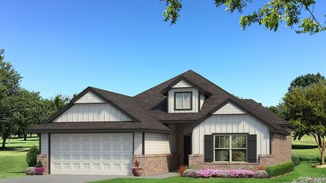 Homes by Taber A Siding Elevation - Black and White