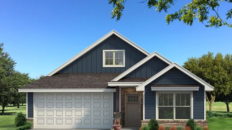 Homes by Taber Dudley Floor Plan with Siding - Royal Blue