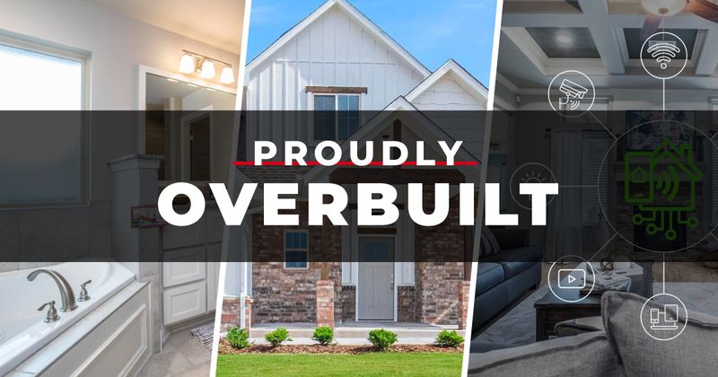 Homes by Taber's proudly overbuilt series: What you see in your new home.
