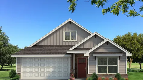 Homes by Taber Dudley Floor Plan with Siding - Light Grey