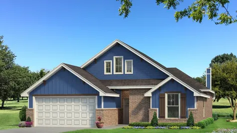 Homes by Taber Teagen A2 Elevation - Royal Blue