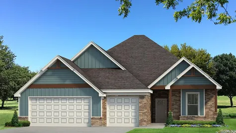 Homes by Taber Mallory  PLUS Floor Plan Brick Elevation