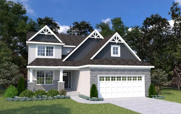 Hickory 2-Story Floor Plan by Houston Homes, LLC