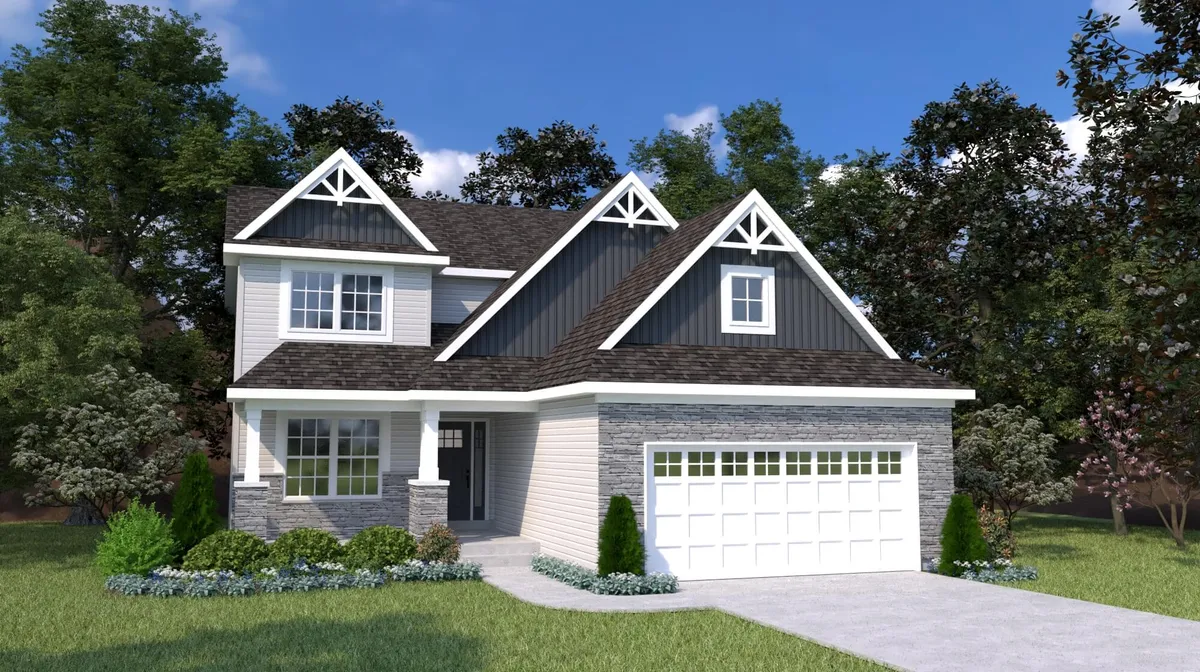 Hickory 2-Story Floor Plan by Houston Homes, LLC