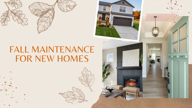 fall maintenance for new homes blog graphic