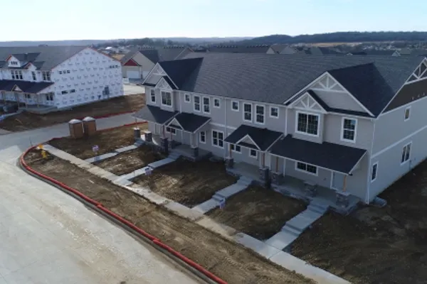 exterior of a new home in west des moines ia by hubbell homes