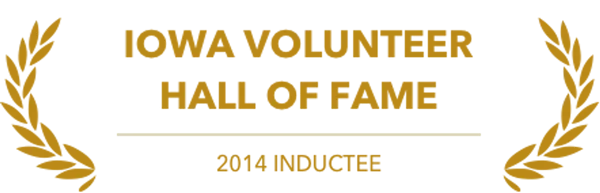Iowa Volunteer Hall of Fame Inductee