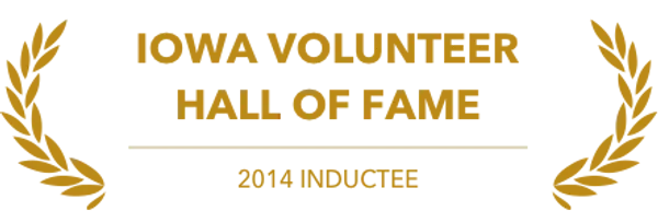 Iowa Volunteer Hall of Fame Inductee