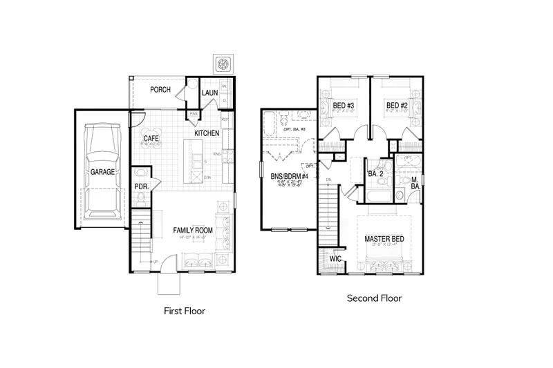 Nichols Floorplan - Single Car Garage + 4 Bedroom Option
