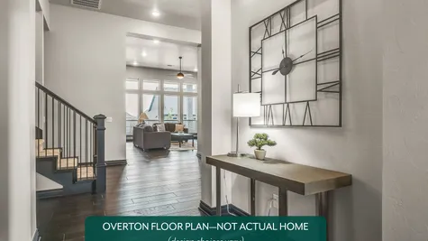 Overton. Example photo of entry in new home in Norman, OK