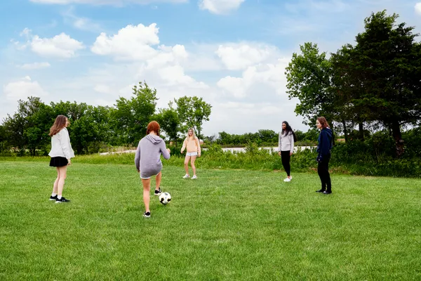  Soccer in green space at new community in Moore, OK