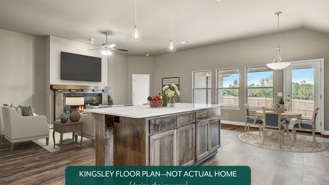 Kingsley. Kitchen+Living Area