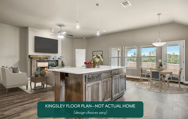 New Home Norman OK- Kingsley Floorplan