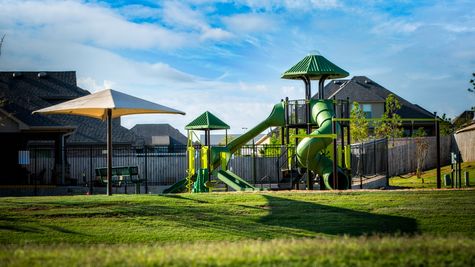 Playground at Little River Trails - new homes in Norman