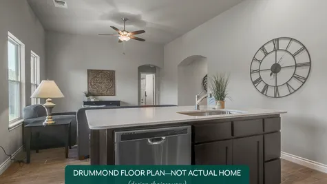 Drummond. Kitchen and Living Area