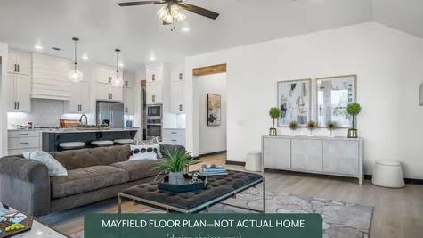 Mayfield. Living Area & Kitchen