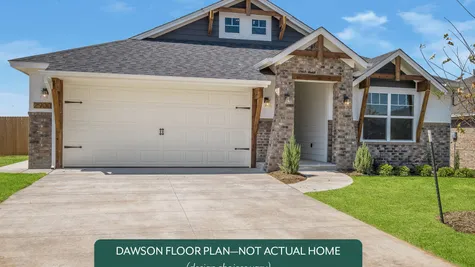 Dawson. New Home Blanchard OK- Dawson Plan