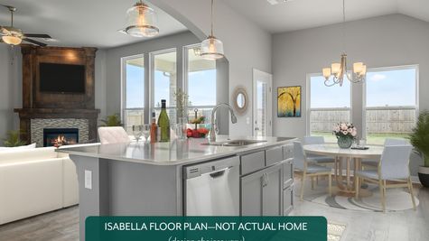 Isabella. Kitchen/Living Area