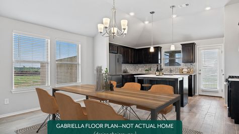 Gabriella. Dining Area and Kitchen