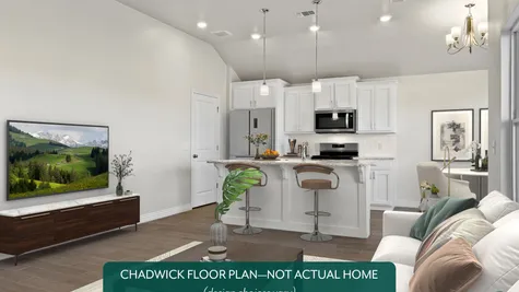 Chadwick. Kitchen and Living Area