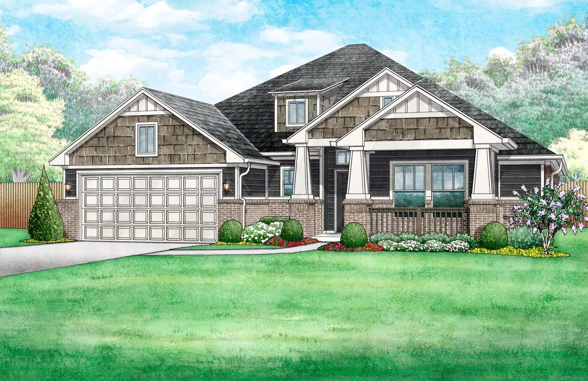 Jacobson. Jacobson Craftsman - Elevation A