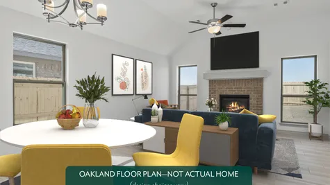 Oakland. Secondary Living and Dining Area