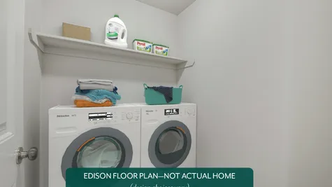 Edison. Utility/Laundry Room
