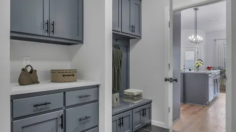  Utility/Laundry Room with Mud Bench