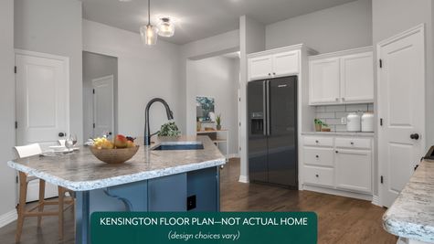 Kensington. Example photo of kitchen in new home in Norman, OK